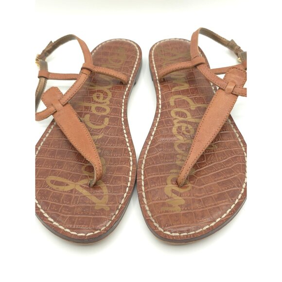 Sam Edelman Women's Leather Thong Sandals Set Of 3 - Black Brown & Gold - Picture 13 of 16